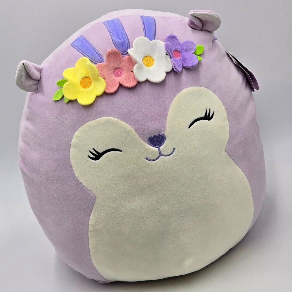 Squishmallows Large - Syndee the Squirrel with 3D Flower Crown - Picture 16 of 16